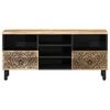 vidaXL Meuble TV 100x33x46 cm bois massif de manguier