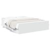 vidaXL Cadre de lit avec tiroirs sans matelas blanc 140x200 cm