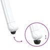 vidaXL Ensemble de salle &agrave; manger pour jardin 5 pcs Blanc Aluminium