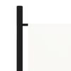 vidaXL Cloison de s&eacute;paration 6 panneaux Blanc 300x180 cm