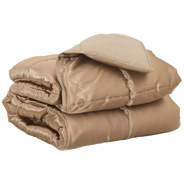 vidaXL Duvet complet toute l'ann&eacute;e Dor&eacute; 155 x 220 cm