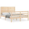 vidaXL Cadre de lit sans matelas bois massif