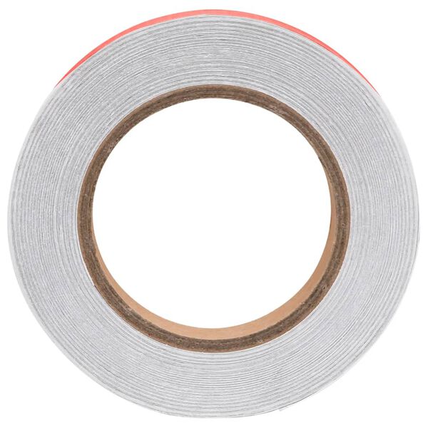 vidaXL Bande r&eacute;fl&eacute;chissante Rouge 2,5 cmx20 m PVC