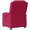 vidaXL Fauteuil de massage inclinable rouge bordeaux velours