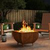 vidaXL Foyer 50x50x37 cm acier corten
