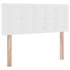 vidaXL Lit avec rangement et matelas Blanc pur 120 x 200 cm