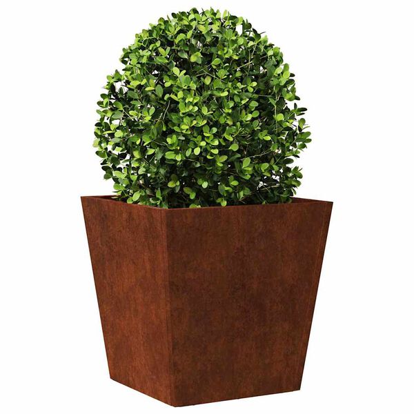 vidaXL Jardini&egrave;res 2 pcs 40x40x40 cm acier r&eacute;sistant aux intemp&eacute;ries