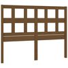 vidaXL Tête de lit Marron miel 145,5x4x100 cm Bois massif de pin