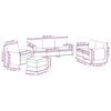 vidaXL Ensemble de canap&eacute;s 4pcs coussins d&eacute;coratifs et coussins Marron