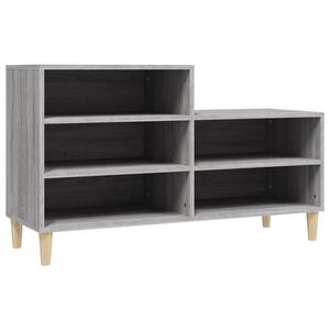 vidaXL Armoire &agrave; chaussures Sonoma gris 102x36x60 cm Bois d'ing&eacute;nierie