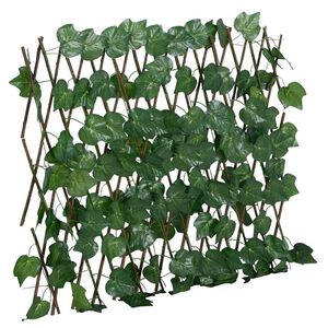 vidaXL&nbsp;Treillis de feuille de vigne artificiel extensible 180x60 cm