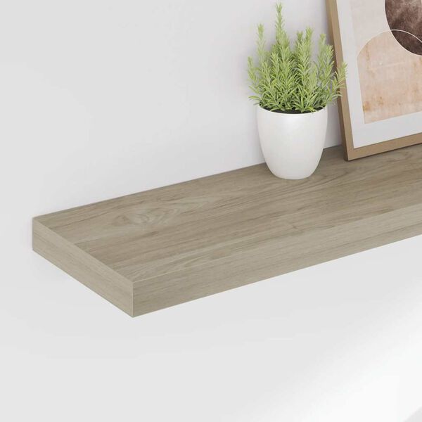 vidaXL &Eacute;tag&egrave;re flottante murale ch&ecirc;ne 80x23,5x3,8 cm MDF