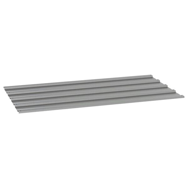 vidaXL Panneaux de toiture 12 pcs rouill&eacute; 80x44 cm Acier corten