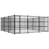 vidaXL Chenil d'ext&eacute;rieur pour chiens 450 x 450 x 185 cm