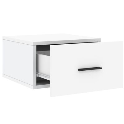 vidaXL Tables de chevet murales 2 pcs blanc 35x35x20 cm