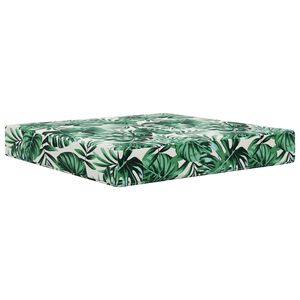 vidaXL Coussin de canap&eacute; d'ext&eacute;rieur Polyester Motif feuilles