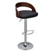 vidaXL Tabourets de bar lot de 2 bois courb&eacute;