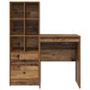 vidaXL Bureau avec tiroir 2 pcs Bois ancien