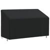 vidaXL Housse de banc 3 places noir 165x70x65/94 cm oxford 420D