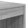 vidaXL Bureau avec tiroir 2 pcs Gris Sonoma
