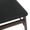 vidaXL Chaise de salle &agrave; manger 2 pcs Marron fonc&eacute; et Noir
