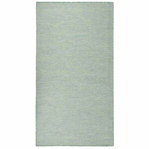 vidaXL Tapis &agrave; tissage plat d'ext&eacute;rieur 80x150 cm Turquoise