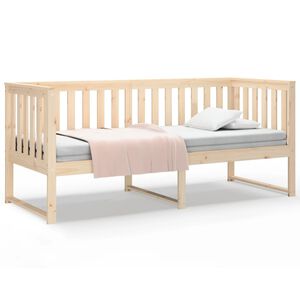 vidaXL Lit de jour sans matelas 75x190 cm bois de pin massif