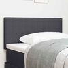 vidaXL T&ecirc;te de lit LED avec t&ecirc;te de lit Gris fonc&eacute; 80 cm Polyester
