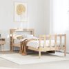 vidaXL Cadre de lit sans matelas 100x200 cm bois massif de pin