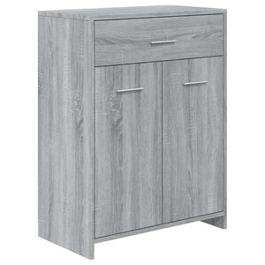 vidaXL Armoire de bain Sonoma gris 60x33x80 cm Bois d'ing&eacute;nierie