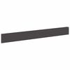 vidaXL Bordure de Pelouse 10 pc 100 x 12 cm Acier Noir