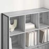 vidaXL Biblioth&egrave;que 2 pcs Gris Sonoma 99,5 x 30 x 108 cm
