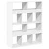vidaXL Cloison de s&eacute;paration blanc 100x33x125,5 cm bois d'ing&eacute;nierie