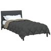 vidaXL Duvet d'hiver Gris clair et anthracite 200 x 155 cm Microfibre