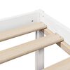 vidaXL Lit biblioth&egrave;que sans matelas blanc 180x200 cm bois pin massif