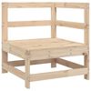 vidaXL Salon de jardin 6 pcs bois de pin massif