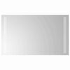 vidaXL Miroir de salle de bain LED Transparent 60 x 30 cm verre tremp&eacute;