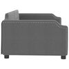 vidaXL Lit de repos gris fonc&eacute; 100x200 cm tissu