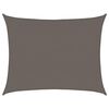 vidaXL Voile d'ombrage 160 g/m&sup2; Anthracite 6x8 m PEHD