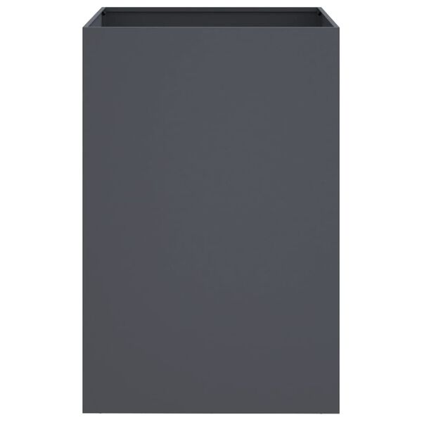 vidaXL Jardinière anthracite 52x48x75 cm acier
