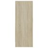 vidaXL Armoire &agrave; chaussures Ch&ecirc;ne Sonoma 60x35x92 cm Bois d&rsquo;ing&eacute;nierie