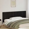 vidaXL T&ecirc;te de lit Ch&ecirc;ne noir 160 x 1,5 x 80,5 cm Bois d'ing&eacute;nierie