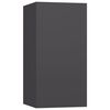 vidaXL Ensemble de meubles TV 4 pcs Gris Bois d&rsquo;ing&eacute;nierie