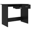 vidaXL Bureau Chêne noir 100 x 50 x 76 cm Bois d'ingénierie