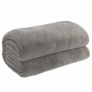 vidaXL Couverture lest&eacute;e avec housse Gris 138x200 cm 6 kg Tissu