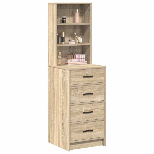 vidaXL Haut Armoire Ch&ecirc;ne sonoma 40 x 41 x 135 cm Bois d'ing&eacute;nierie
