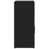 vidaXL Buffet noir 60x31x70 cm bois d'ing&eacute;nierie