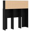 vidaXL Cabinet de T&ecirc;te de Lit Ch&ecirc;ne noir 100 x 19 x 103,5 cm