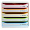 Exacompta Set tiroirs bureau Plus Big-Box Black Office 5 tiroirs Blanc