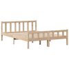 vidaXL Lit biblioth&egrave;que sans matelas 160x200 cm bois massif de pin